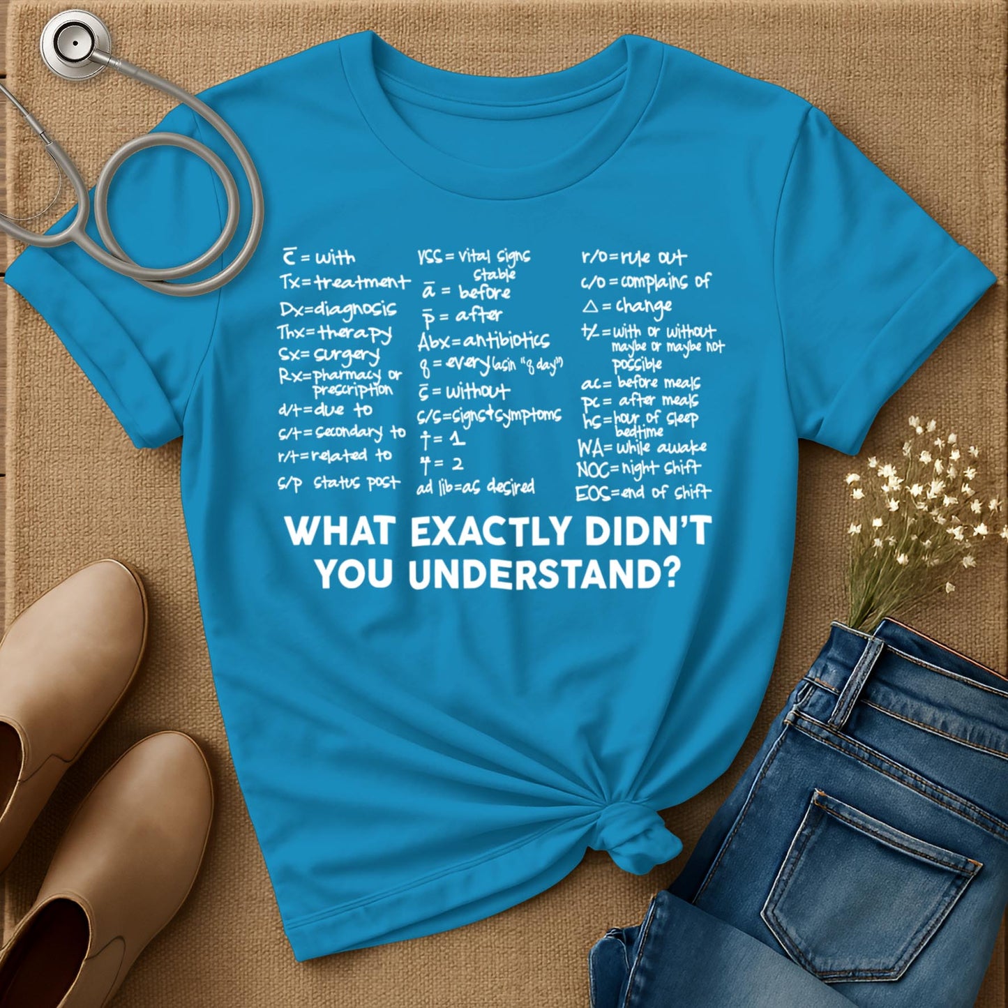 Nurse Acronyms T-Shirt