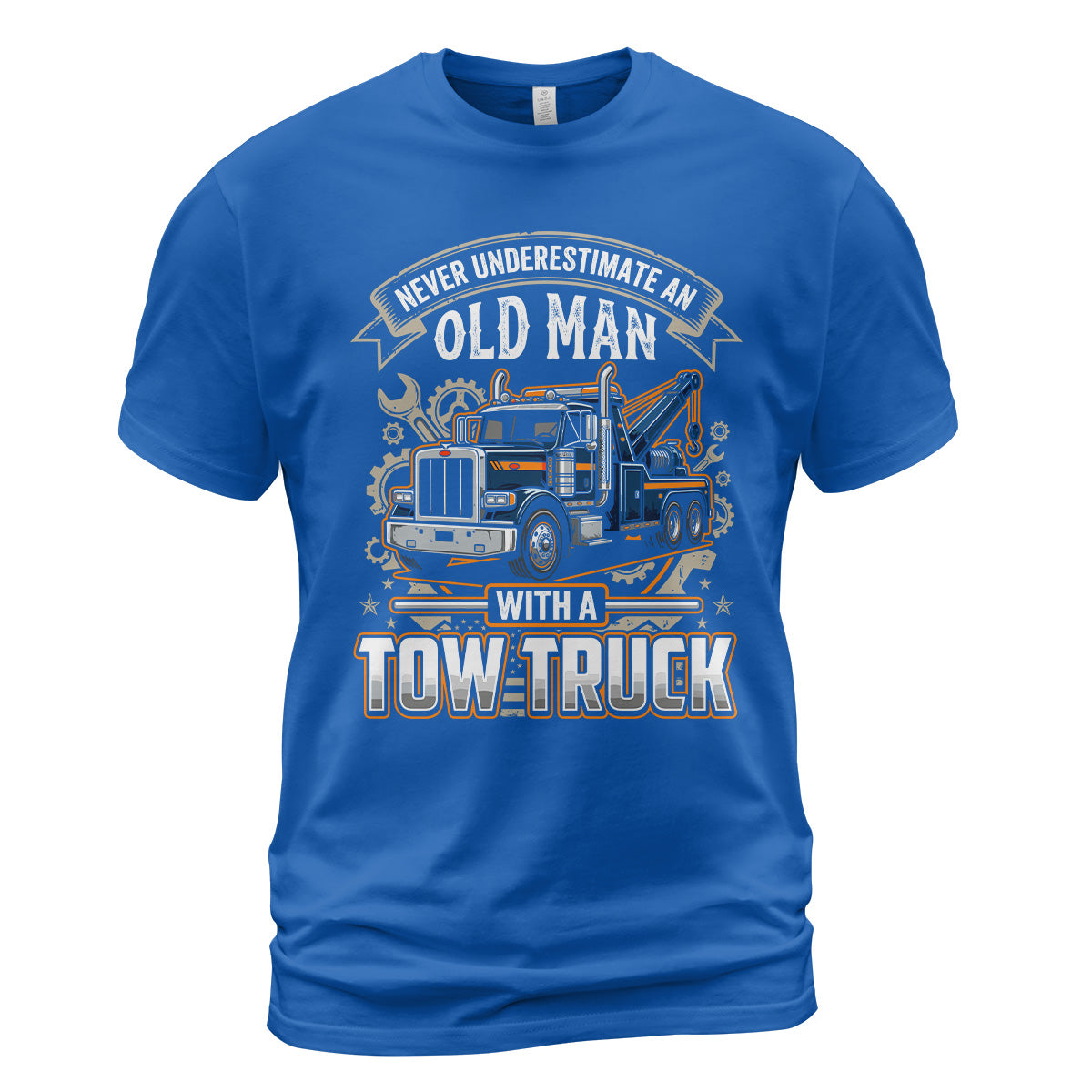 Old Man Tow Truck T-Shirt