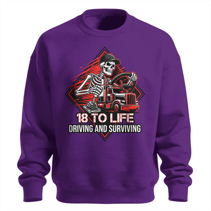 18 To Life Trucker Sweatshirt