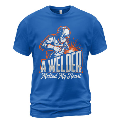 A Welder Melted My Heart T-Shirt