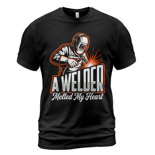 A Welder Melted My Heart T-Shirt