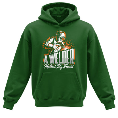 A Welder Melted My Heart Hoodie