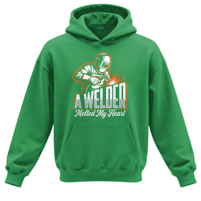 A Welder Melted My Heart Hoodie