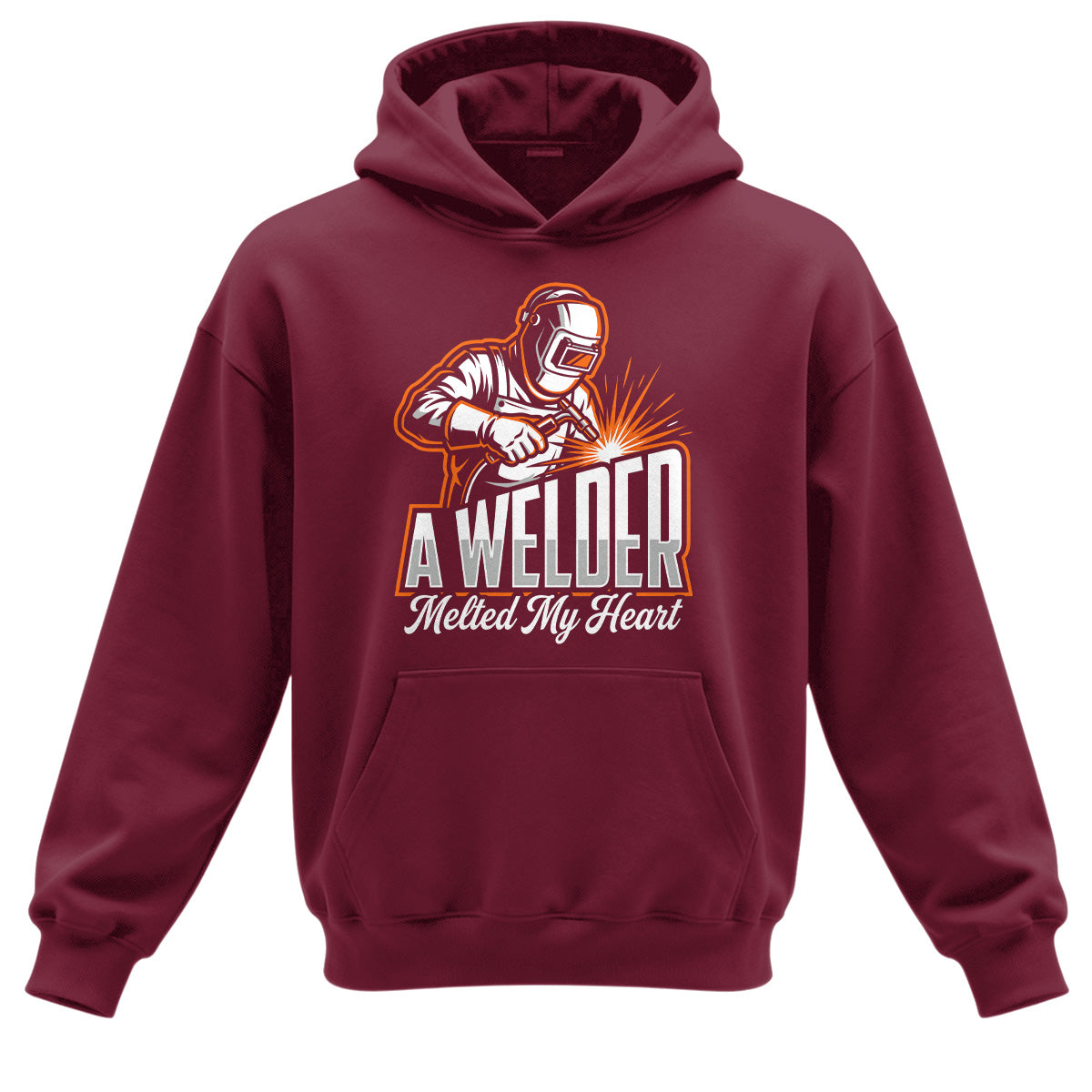 A Welder Melted My Heart Hoodie