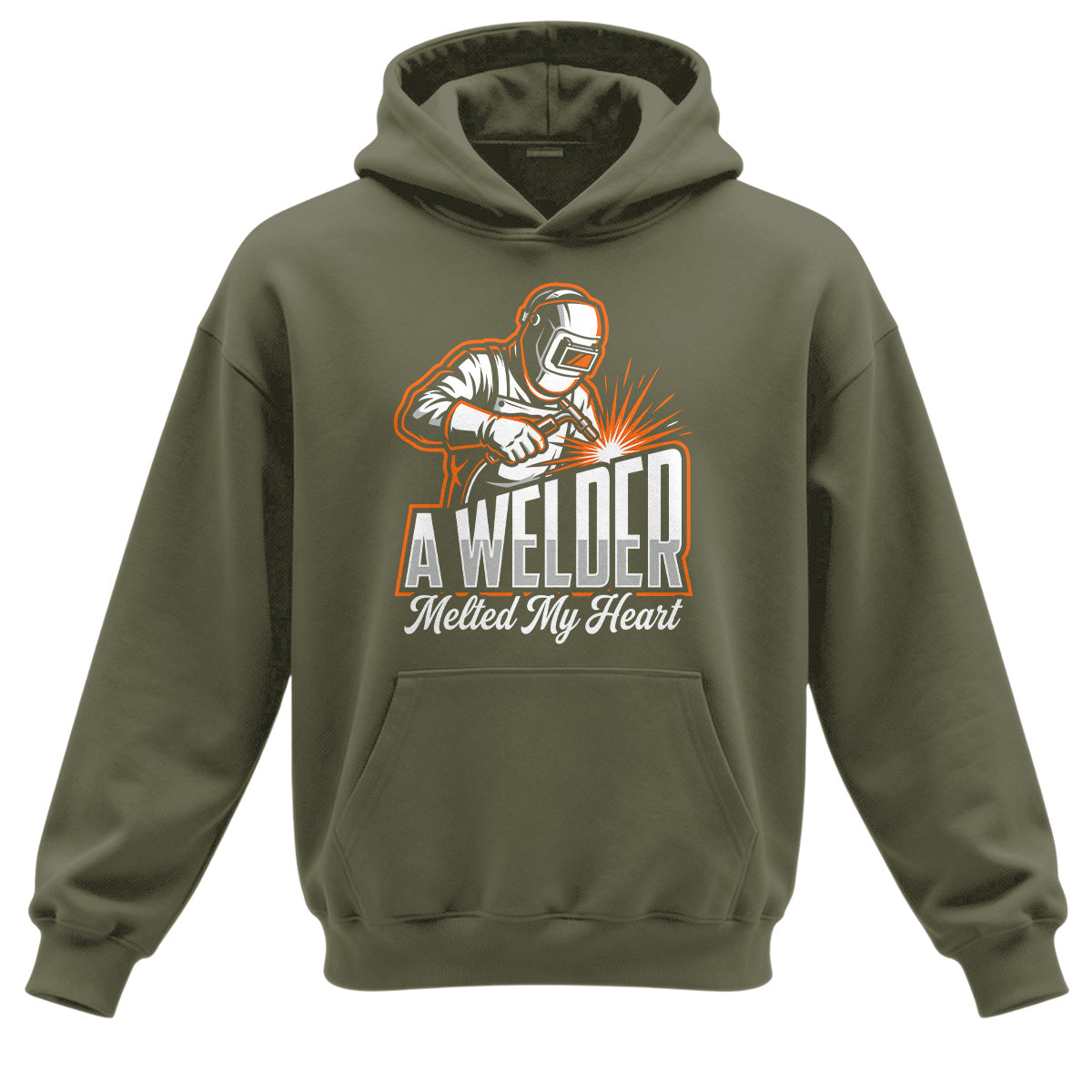 A Welder Melted My Heart Hoodie