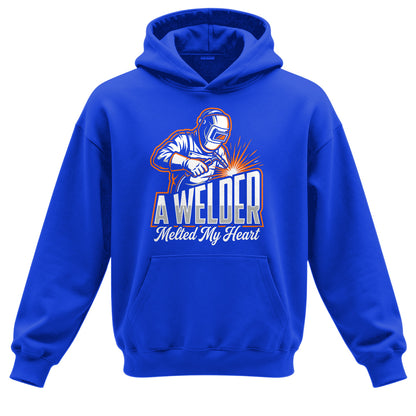A Welder Melted My Heart Hoodie