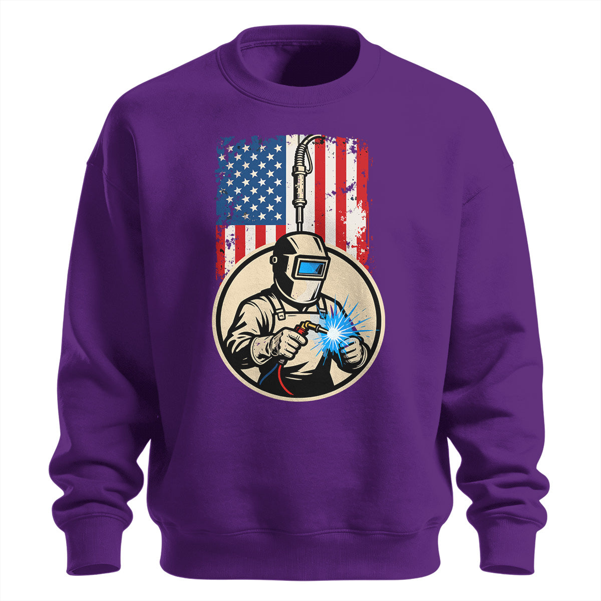 American Flag Welder Sweatshirt