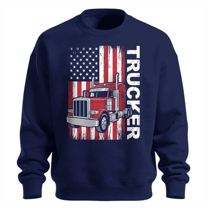 American Trucker Patriot Sweatshirt