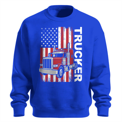 American Trucker Patriot Sweatshirt