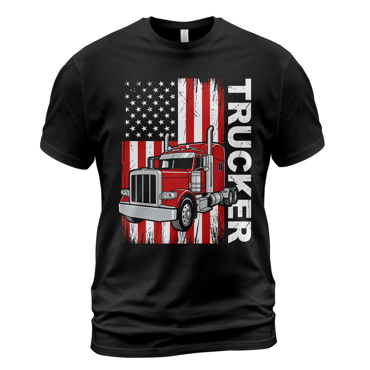 American Trucker Patriot T-Shirt