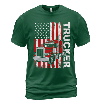 American Trucker Patriot T-Shirt