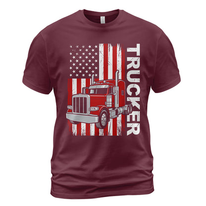 American Trucker Patriot T-Shirt