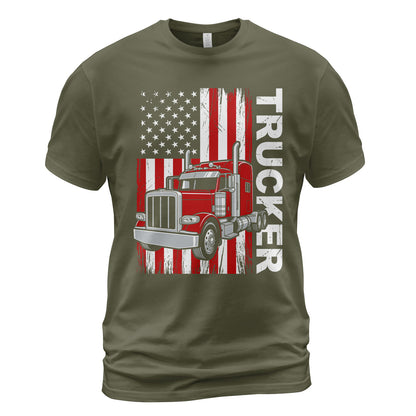 American Trucker Patriot T-Shirt