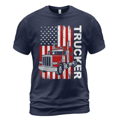 American Trucker Patriot T-Shirt