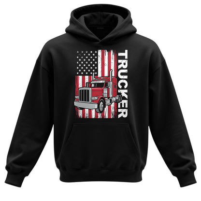 American Trucker Patriot Hoodie