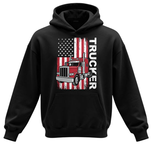 American Trucker Patriot Hoodie