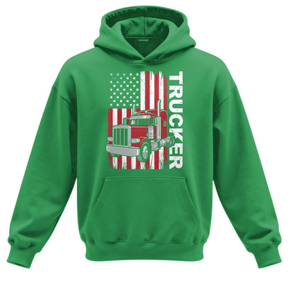 American Trucker Patriot Hoodie