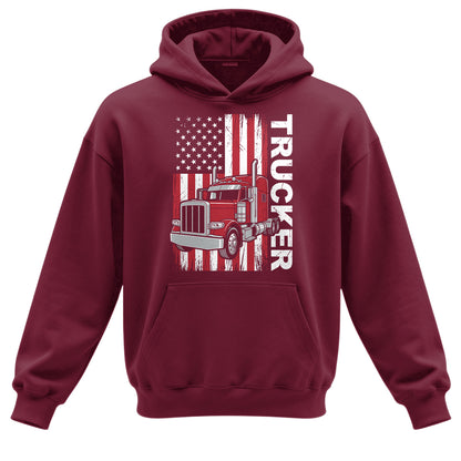 American Trucker Patriot Hoodie