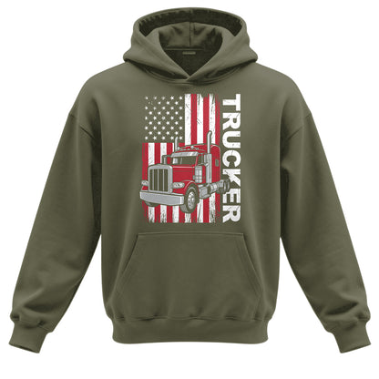 American Trucker Patriot Hoodie