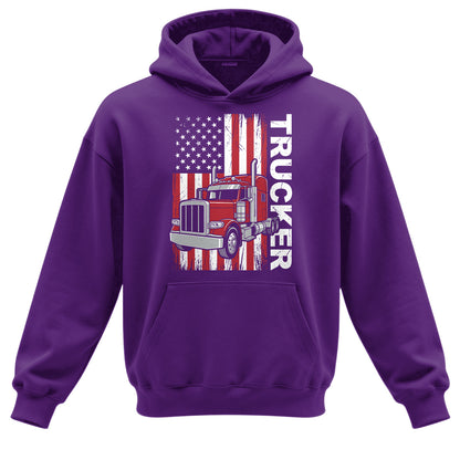 American Trucker Patriot Hoodie