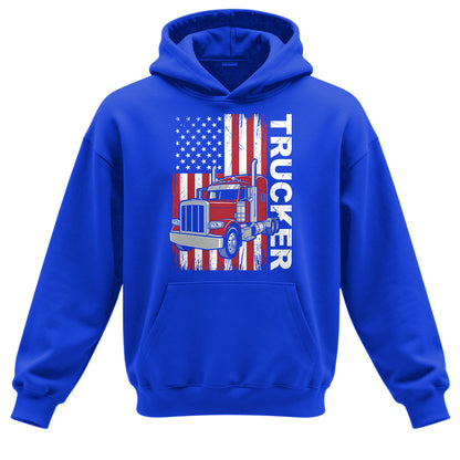 American Trucker Patriot Hoodie