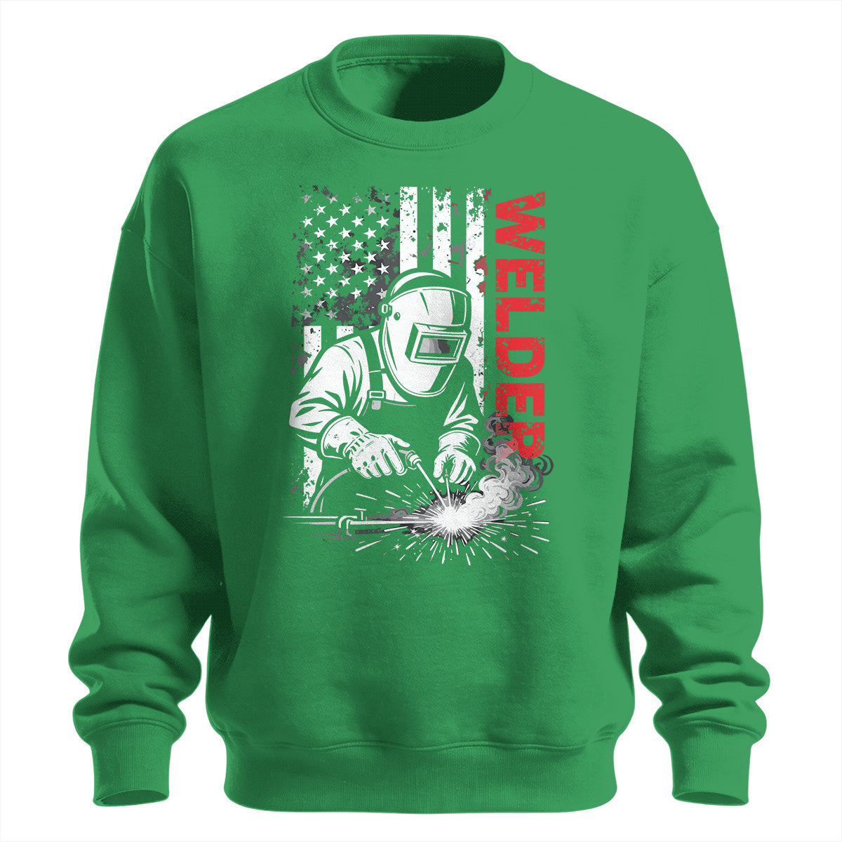 American Welder Flag Sweatshirt