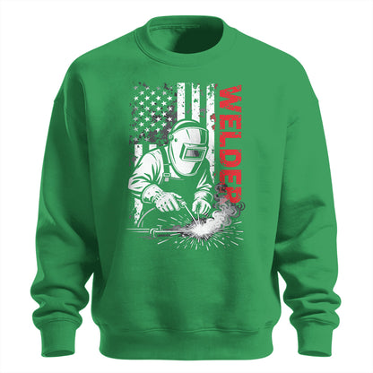 American Welder Flag Sweatshirt