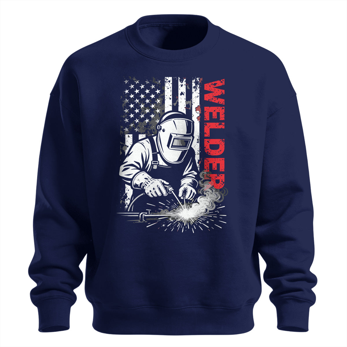 American Welder Flag Sweatshirt