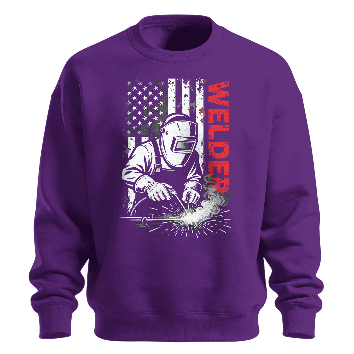 American Welder Flag Sweatshirt