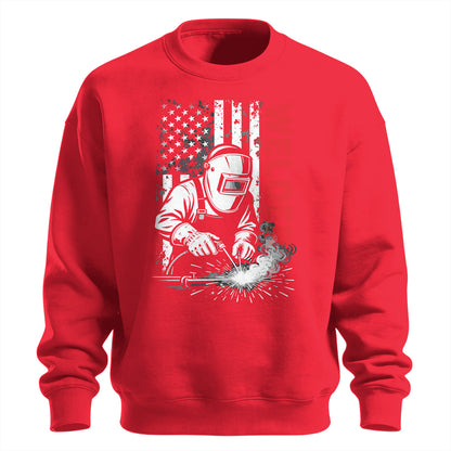 American Welder Flag Sweatshirt