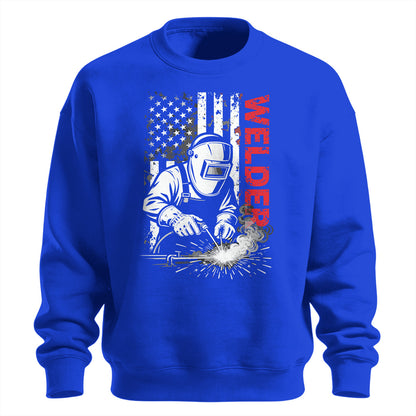 American Welder Flag Sweatshirt