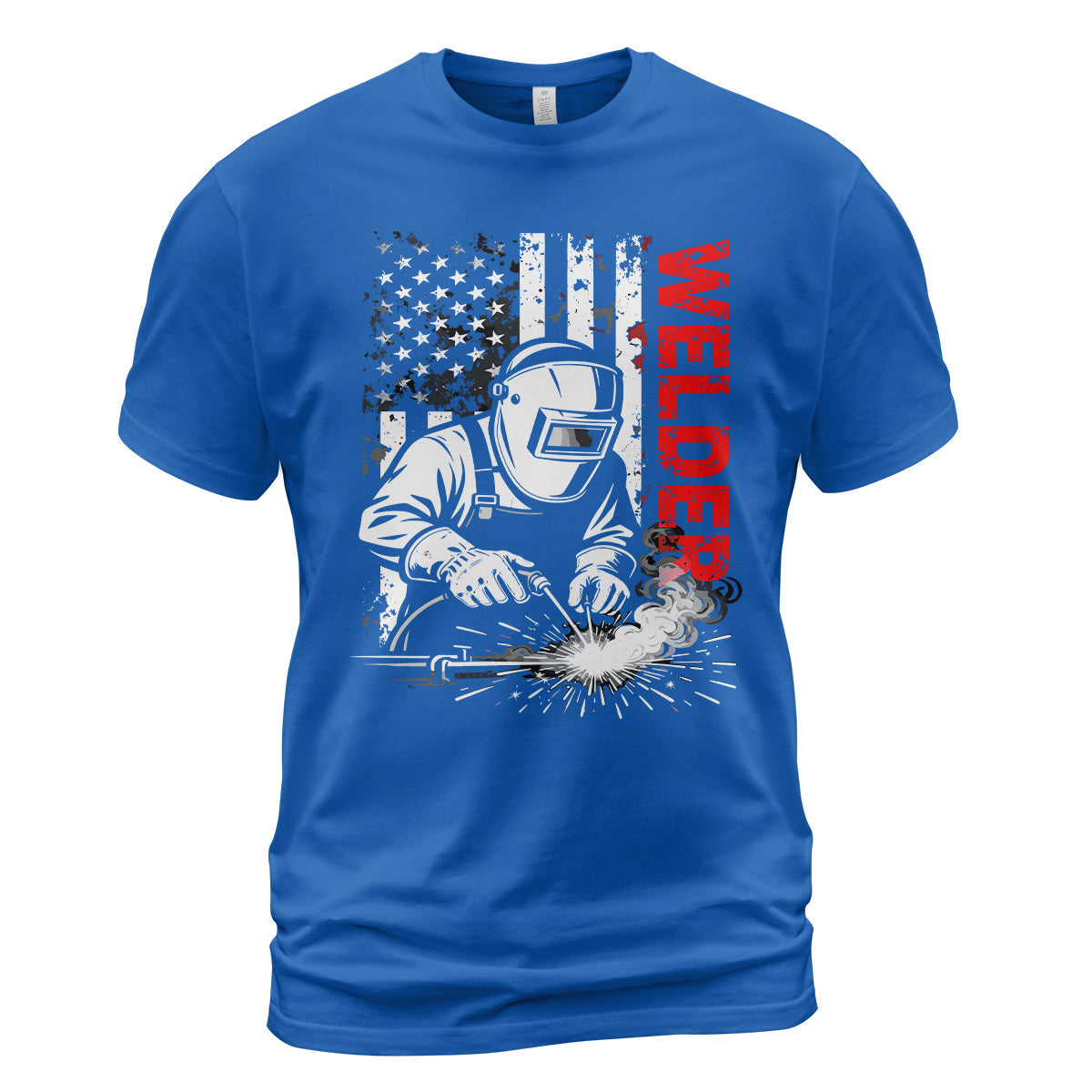 American Welder Flag T-Shirt