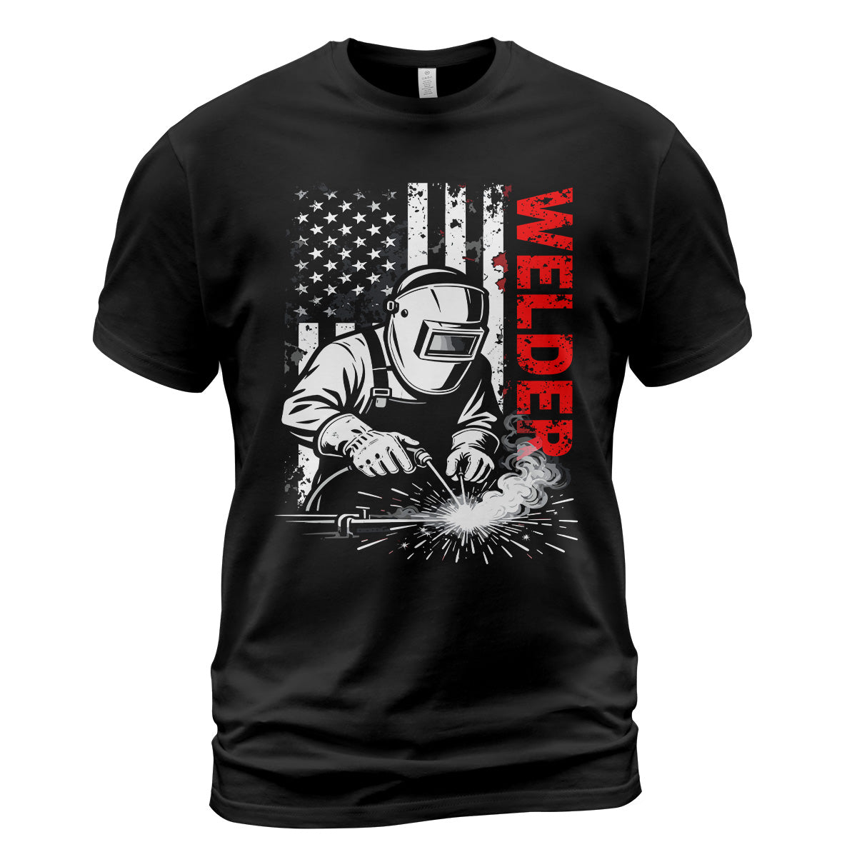 American Welder Flag T-Shirt