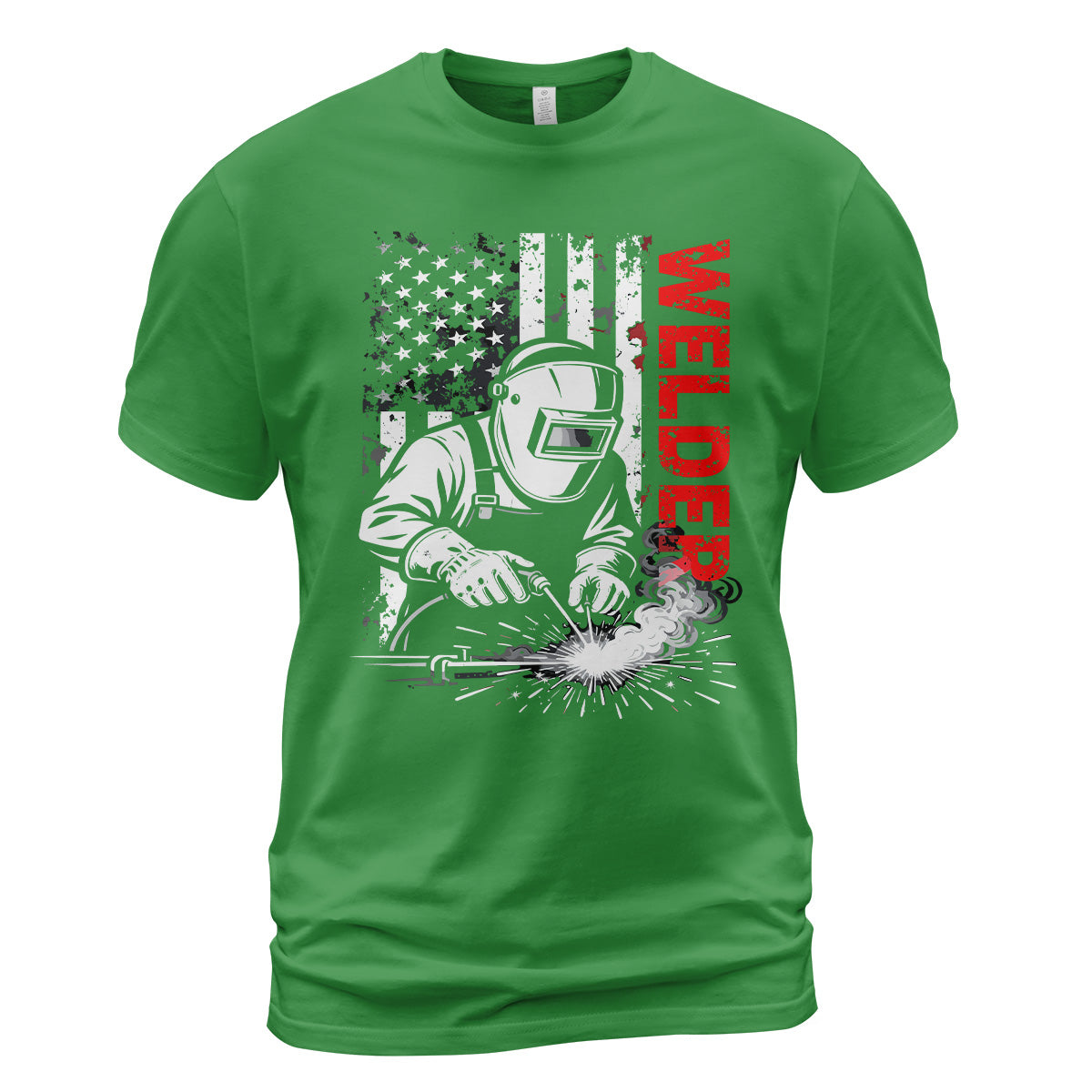 American Welder Flag T-Shirt