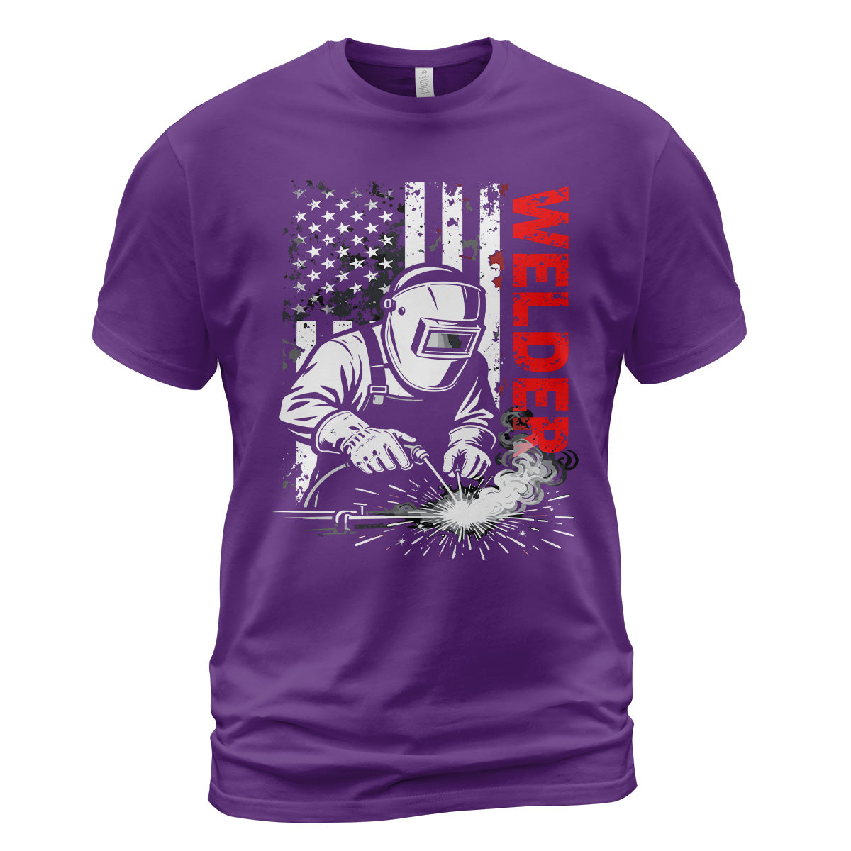 American Welder Flag T-Shirt