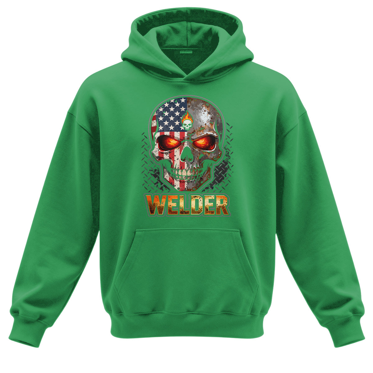 American Welder Skull Hoodie
