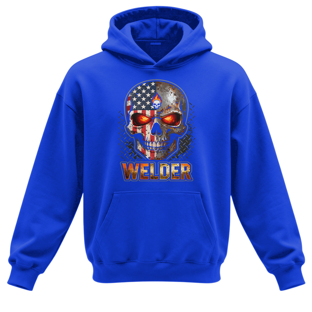 American Welder Skull Hoodie