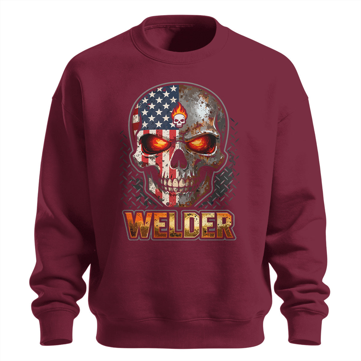 American Welder Skull Sweatshirt