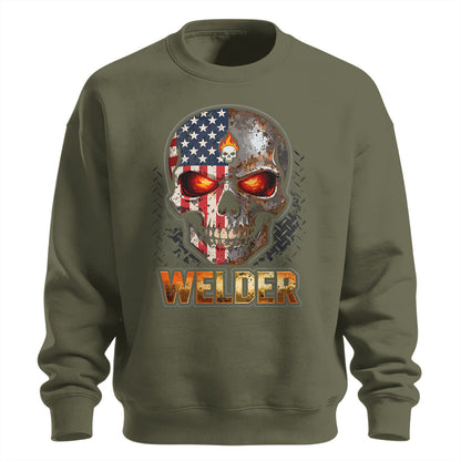 American Welder Skull Sweatshirt
