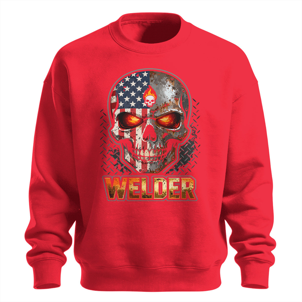 American Welder Skull Sweatshirt