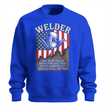 American Welder's Prayer Sweatshirt