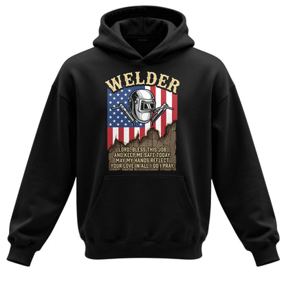 American Welder's Prayer Hoodie