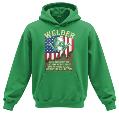 American Welder's Prayer Hoodie