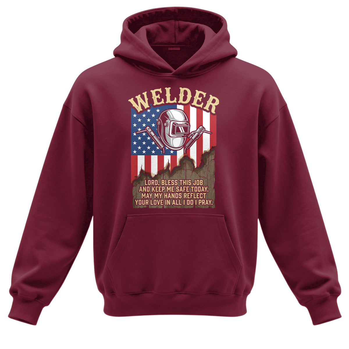 American Welder's Prayer Hoodie