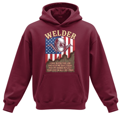 American Welder's Prayer Hoodie