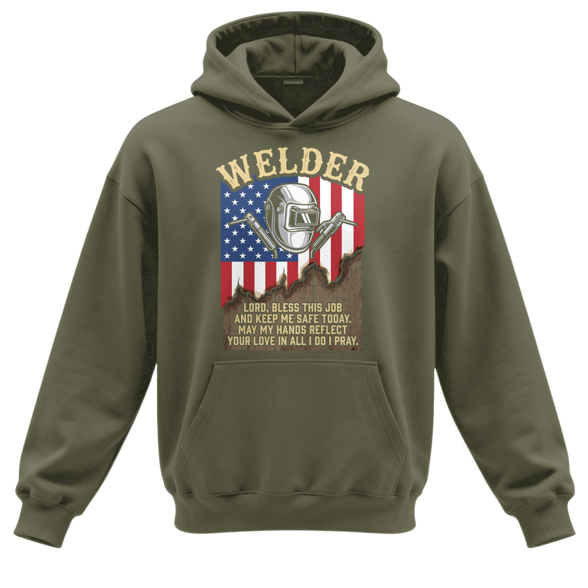 American Welder's Prayer Hoodie