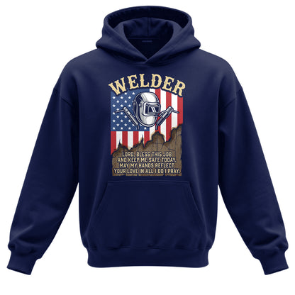 American Welder's Prayer Hoodie