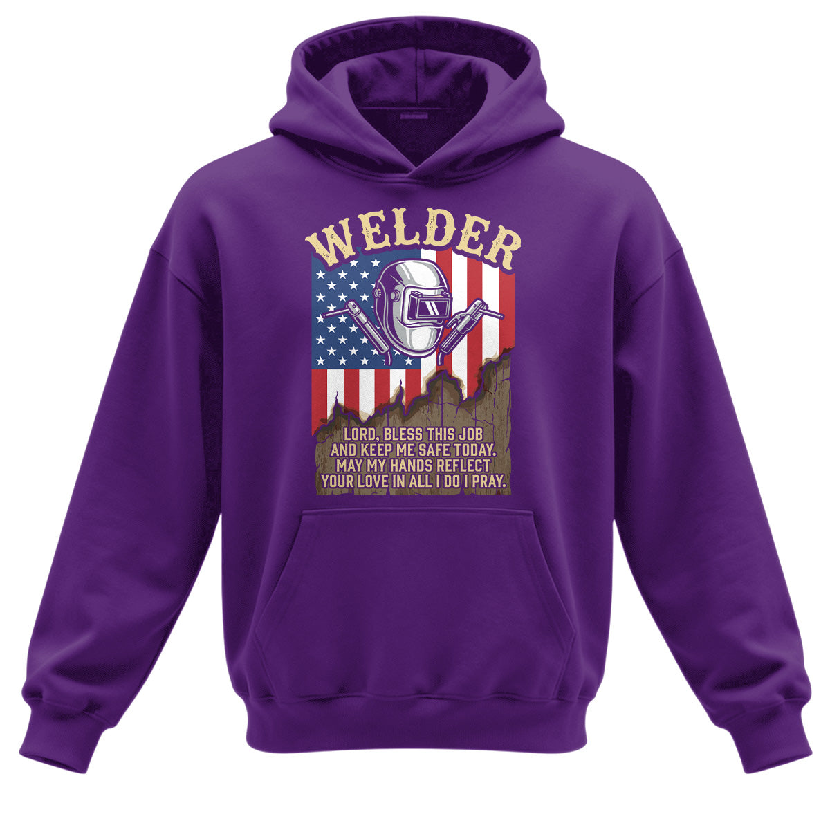 American Welder's Prayer Hoodie