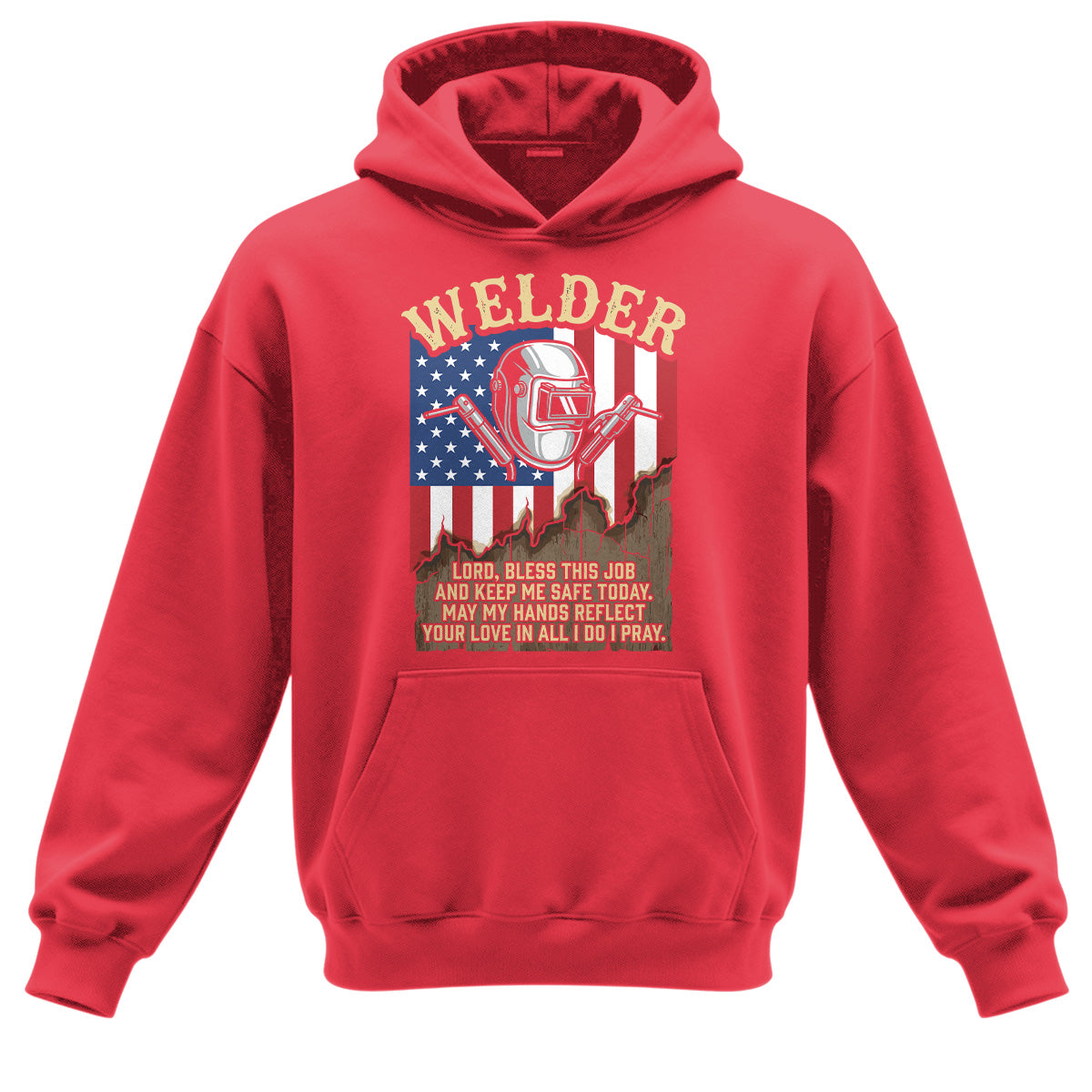 American Welder's Prayer Hoodie