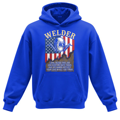 American Welder's Prayer Hoodie